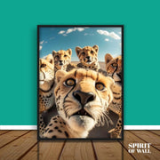 Cheetah's Selfie | Animal Wall Art