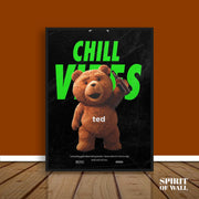 Chill Vibes Teddy | Wall Art