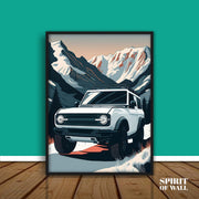 Ford Bronco | Abstract Wall Art