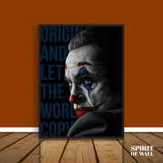 The Jocker Aesthetic | Movie Wall Art