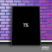 One % | Wall Art