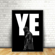 Yeezus Hip Hop Poster | Pop Artist Wall Art