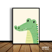 Cute Crocodile | Kids Wall Art