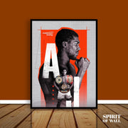 Boxer's Potrait | Sports Wall Art