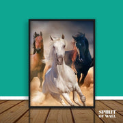 Wild Horses Portrait | Animal Wall Art