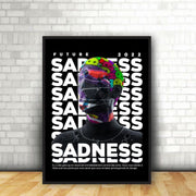 Sadness Aesthetic Portrait | Wall Art