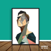 Geometric Portrait | Abstract Wall Art