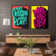 Quotes Graffiti (2 Panel) | Quotes Wall Art