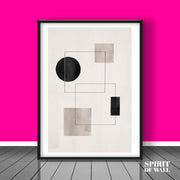 Minimal Square Portrait | Minimalist Wall Art