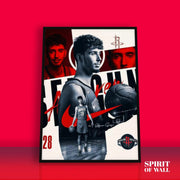 Basketball Player Aesthetic Poster | Basketball Wall Art