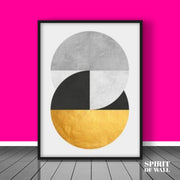 Abstract Modern Circle Digital Painting | Abstract Wall Art