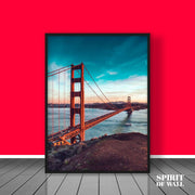 Golden Gate Bridge Portrait | Travel Wall Art