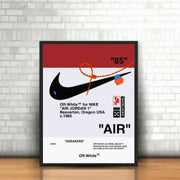 Air Jordan Off White | Sneakers Wall Art