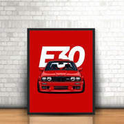 BMW E30 | Car Wall Art