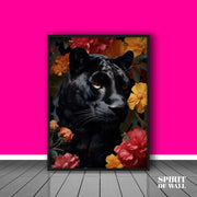 Colorful Jaguar Poster | Abstract Wall Art