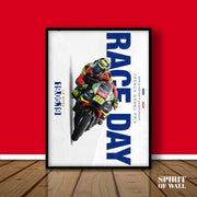 Race Day Poster | Bikes Wall Art