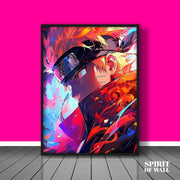 Naruto Series Colorful Anime Poster | Anime Wall Art