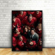 Money Heist Portrait | Movie Wall Art