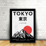 Tokyo Japan Vintage | Vintage Wall Art