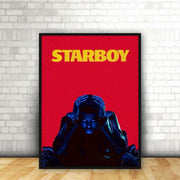 Weeknd Star Boy Poster | Pop Artist Wall Art