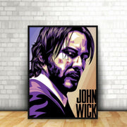 John Wick illustraton | Movie Wall Art