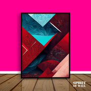 Colorful geometric Illustration | Wall Art