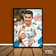 Ronaldo The Soccer Champ | Sports Wall Art