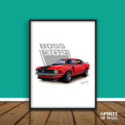 Boss 302 | Car Wall Art