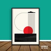 Geometric line Art | Abstract Wall Art