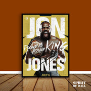 Jon Jones The King | Sports Wall Art