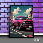 Colorful Car | Car Wall Art