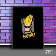 Hunk Johnny Bravo Poster | Amine Wall Art