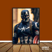 Captain America Portrait | Movie Wall Art