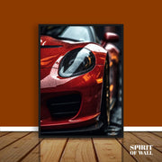 Red Porsche | Car Wall Art