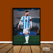 Leo Messi Portrait | Sports Wall Art