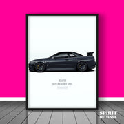 Skyline GT-R V Poster | Cars Wall Art