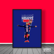 Mbappe 7 Poster | Sports Wall Art