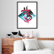 Calligraphy Digital Art Portrait | #26 | Calligraphy Wall Art