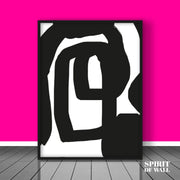 Irregular Bold Line Modern Art | Modern Wall Art