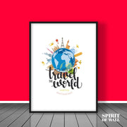 Travel World Poster | Travel Wall Art