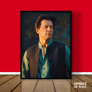 Imran Khan Digital Painting Portrait | Digital Painting Wall Art