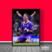 Cristiano Ronaldo Celebrating | Sports Wall Art