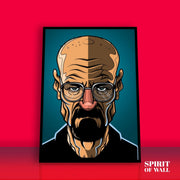 Breaking Bad Illustrated Poster | Movies Wall Art