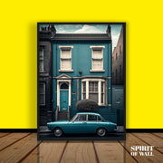 Vintage Building Portrait | Vintage Wall Art