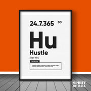 Hustle Meaning | Aesthetic Wall Art