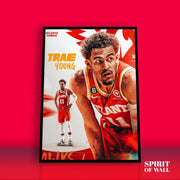 Trae Young Aesthetic Poster | Sports Wall Art