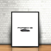 Porsche Minimalist | Cars Wall Art