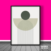 Geometric Artcircle Minimalist Portrait | Geometric Wall Art