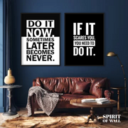 You Need to Do It (2 Panel) | Quotes Wall Art