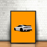 Porsche Orange | Cars Wall Art